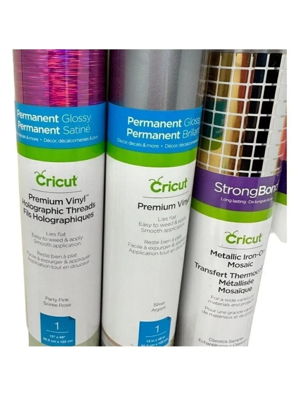 Cricut Vinyl Lot Iron On Infusible Ink Cardstock  Gift Metallic Craft Holiday